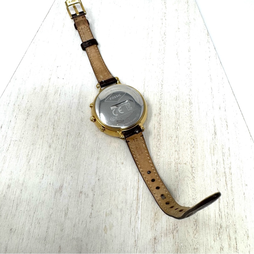 FOSSIL Hybrid watch, leather Fossil watch band - Picture 10 of 13